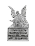Don't Drive Faster than Your Guardian Angel Can Fly Visor Clip