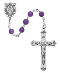 6MM Genuine Amethyst Rosary 