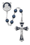 Enameled Blue Rosary 
