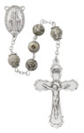 Picasso Stone Bead Rosary 