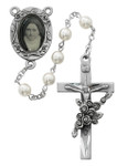 6MM Pearl St. Therese Rosary 