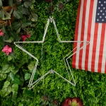 3D Outdoor Star with Multi-Colored LED Lights