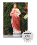 Sacred Heart of Jesus Outdoor Cement Garden Statue - 25"