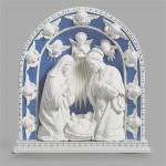 Tabletop Holy Family with Angels Figurine - Della Robbia Collection - 12"