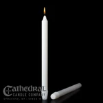 Stearine White Molded Candles - Small Diameter 