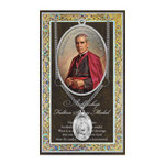 Archbishop Fulton Sheen Pewter Medal and Prayer Card 