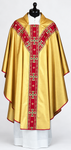 Lamé Oro Gold Chasuble with Y-Shaped Banding
