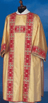 Lamé Oro Dalmatic with Cross Banding