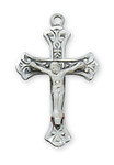 Sterling Silver Crucifix Pendant - 16-18" Chain