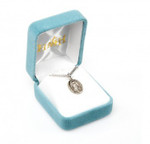 Sterling Silver Oval Miraculous Medal