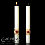 Holy Trinity Complementing Side Altar Candles  Holy Trinity Complementing Side Altar Candles