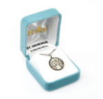Sterling Silver Round St. Genesius Medal