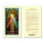 El Rosario de la Misericordia Divina Laminated Holy Card 
