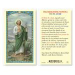 Thanksgiving Novena - St. Jude Laminated Holy Card 