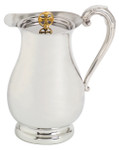 Bright Pewter Liturgical Flagon Without Cover – 38 Ounce Capacity