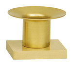 Solid Brass Altar Candlestick for Self-Fitting Candles