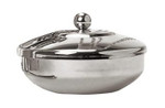 Ash Holder with Cover – Nickel or 24K Gold Plated Finish