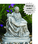 Pieta by Michelangelo Outdoor Cement Garden Statue - 14" Pieta by Michelangelo Outdoor Cement Garden Statue - 14"