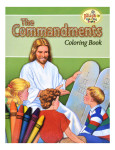 St. Joseph Coloring Books - The Ten Commandments 