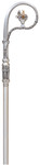 Agnus Dei Bishop’s Crozier with Six Adoring Angels & Case – Silver or 24K Gold-Plated Finish – 71"
