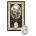 St. Cecelia Prayer Card and Pewter Medal
