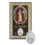 St. William the Confessor Prayer Card and Pewter Medal