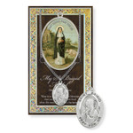 St. Brigid Prayer Card and Pewter  Medal  