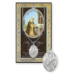 St. Rose Prayer Card and Pewter  Medal  
