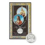 The Scapular Prayer Card and Pewter Medal 