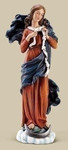 10" statue of Mary, the Undoer of Knots Statue ~ Dimensions: 10"H x 4"W x 3"D. Resin/stone mix. 10" statue of Mary, the Undoer of Knots Statue ~ Dimensions: 10"H x 4"W x 3"D. Resin/stone mix.