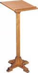 Traditional Wooden Church Lectern with Pedestal Base - 43"