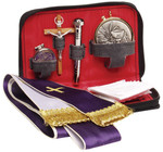 Sick Call Set with Suede Zipper Case