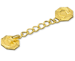 24K Gold Plated Cope Clasp