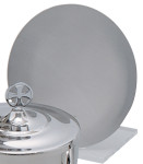 Satin Stainless Steel Paten – 7" Diameter