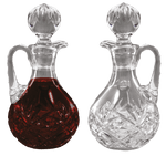 Lead Crystal Cruets - 6" 