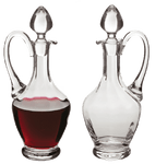 Crystal Glass Cruet Set - 9" 