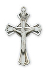 Sterling Silver Fancy Crucifix Pendant