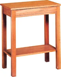 Wooden Church Offertory Table with Lower Shelf – 30"