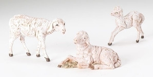 Fontanini 3 Piece Sheep Family 5in Scale