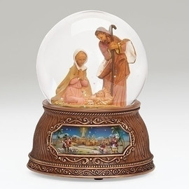 5.5" Fontanini Musical Holy Family Dome