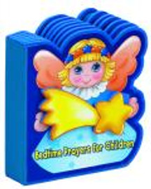 This lightweight Angel-shaped book will add meaning and delight when children pray when they go to bed. The sweet angels that fill the pages will draw in children and help them look forward to saying their prayers. 
14 pages ~ 5-1/4" X 5-3/4"