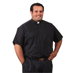 Big and Tall Tab Collar Short Sleeve Shirts | Religious Items