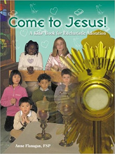 Jesus is a friend like no other.  He always cares, always listens, and is always ready to help - and in the Eucharist, Jesus is always with us.  This lovely book introduces children to the concept of spending time with Jesus in Eucharistic adoration. Includes three visits to Jesus in the Eucharist, featuring prayers, Bible stories, and illustrations. Each prayer outline is divided in three parts: Jesus our Way, Jesus our Truth, and Jesus our Life. Includes notes for adult prayer leaders, practical recommendations for using the book with groups, and a list of Eucharistic adoration resources. Also includes a section of basic Catholic prayers, the mysteries of the Rosary, and how to pray the Rosary. Kid-friendly design makes this book easy and fun to use! A wonderful. affordable resource for families, schools, and parish groups.