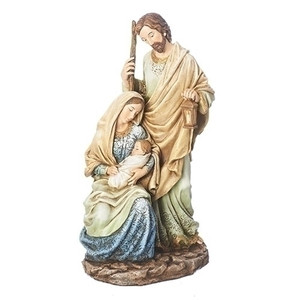 Image of the Holy Family With Pattern Design Figurine created by Joseph Studios and sold by St. Jude Shop.