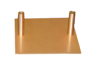 10" Double Stand for Processional Torches/Candlesticks - Available in Black or Gold