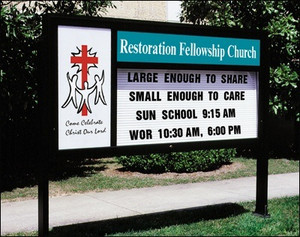 Church Sign - Signature