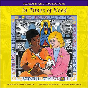 In this third volume of the Patrons and Protectors series, we recall those saints we call upon when in need. In times of illness we pray with Peregrine (cancer), Timothy (stomach ailments), Bernadette (asthma), James (arthritis), Agatha (breast cancer), and Matthew Talbott (alcoholism). When grieving or beset by worry we call upon Jane de Chantal (widows), Rita (troubled marriages), Monica (troubled children). When faced with natures fury we cry out for the prayers of Gregory the Wonderworker (floods) and Genevieve (disasters).Brother Mickeys art is accompanied by his own descriptions and a brief contribution by a modern person facing these difficulties. Contributors include Christopher de Vinck, Antoinette Bosco, Michelle Weldon, and many others. The combination of age-old piety and modern witness makes this volume another must-have for any spiritual library. 