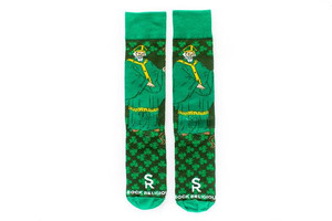 With these green socks, you're in the clear of all pinching and can remind yourself and your friends that the day isn’t just about leprechauns and green beer, but a great Bishop and saint who had a profound conversion and preached the Gospel throughout Ireland for the last 40 years of his life! Length: Crew. Material: Approx. 75% Cotton, 23% Nylon, 2% Spandex. Adult One Size - Fits most Men's size 5-11 and Women's size 7-12)