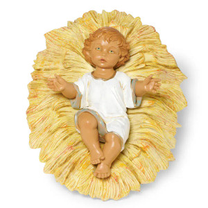 Fontanini Infant Jesus with Manger - 27" Scale
