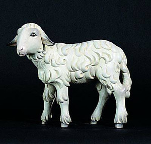 1950/17 Standing Sheep - Figurines are made of an indestructible white Carrara Marble, Fiberglass and Resine Polyester and are Hand Painted in Traditional Colors
Available in 18”, 24”, 30”, 36” and 48”
Animals in Proportion  
Please Contact us at 1-800-523-7604 for Pricing and More Information